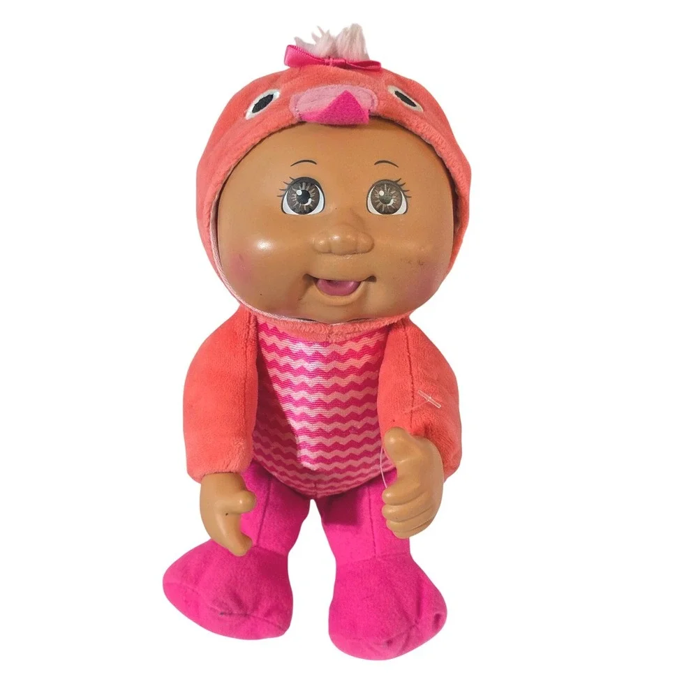 Cabbage Patch‎ Kid Doll Soft Plush Pink Orange Toddler Toy